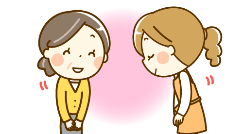 居宅へのご挨拶の様子